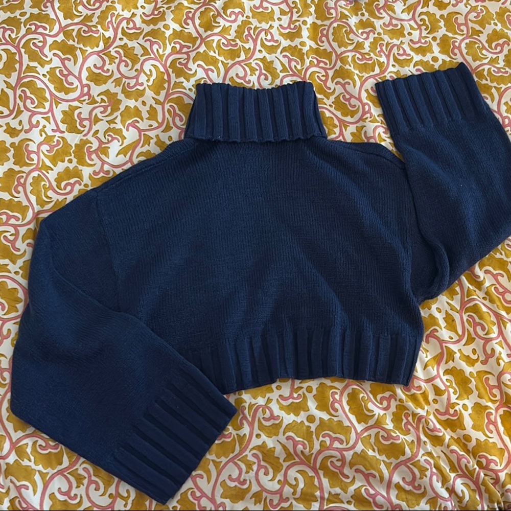 H&M Dark Blue Knit Pullover